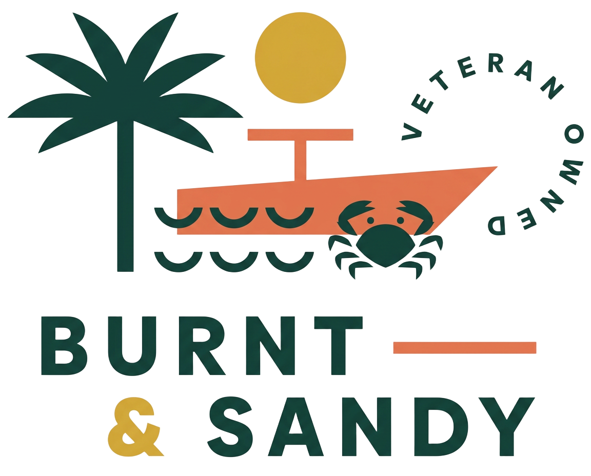 BURNT & SANDY logo